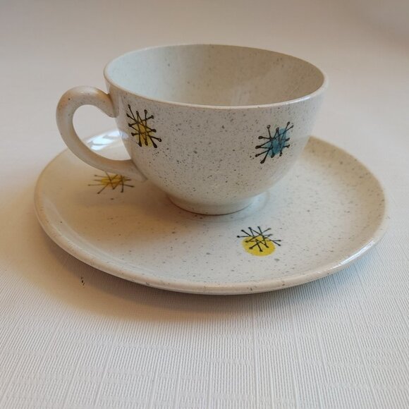 Atomic Starburst 'Les Etoiles' Tea Cup and Saucer - Picture 4 of 6
